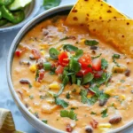 Creamy Vegetarian Tortilla Soup