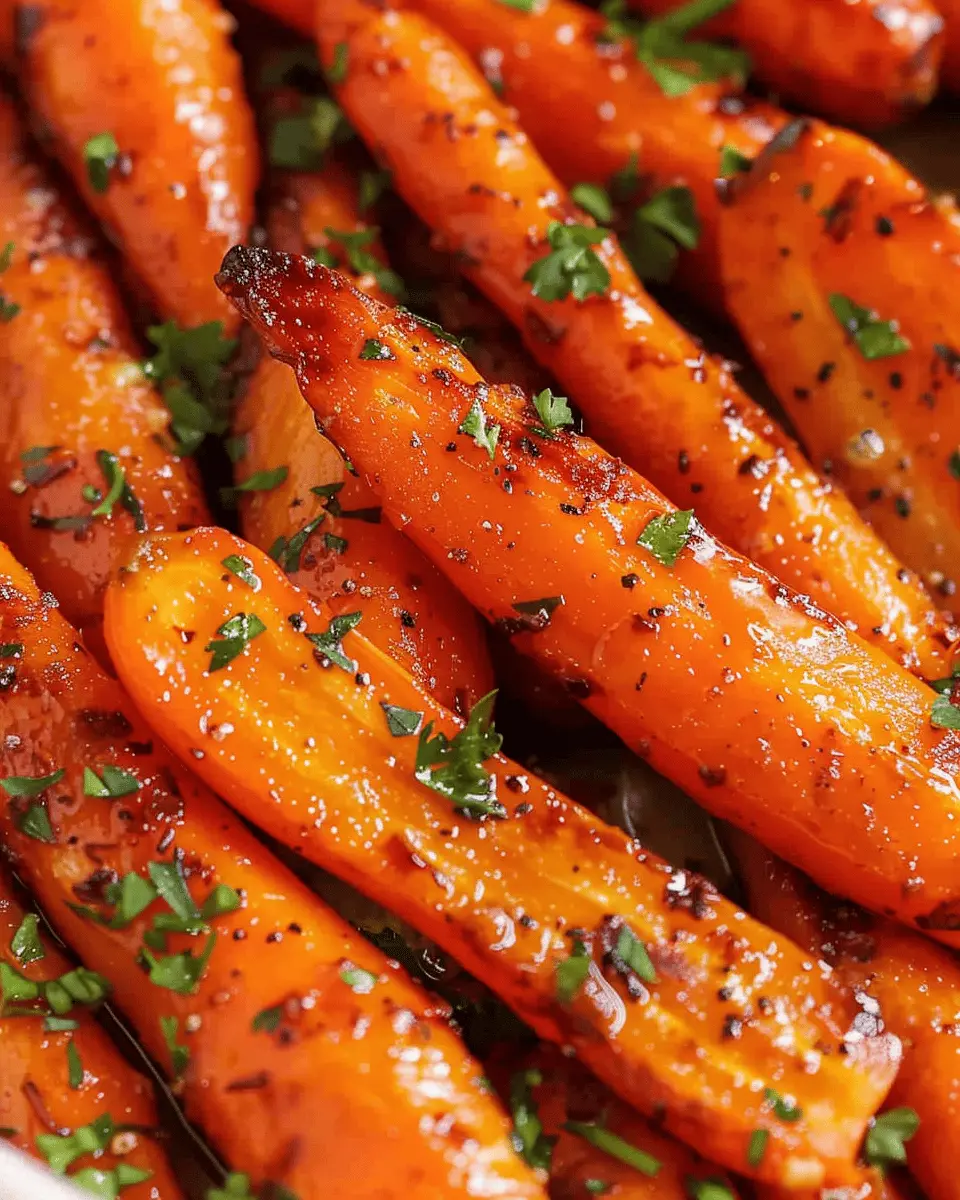 Honey Garlic Butter Roasted Carrots: The Best Easy Recipe