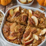 Pumpkin Apple Baked Oatmeal