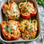 Creamy Chicken Stuffed Peppers