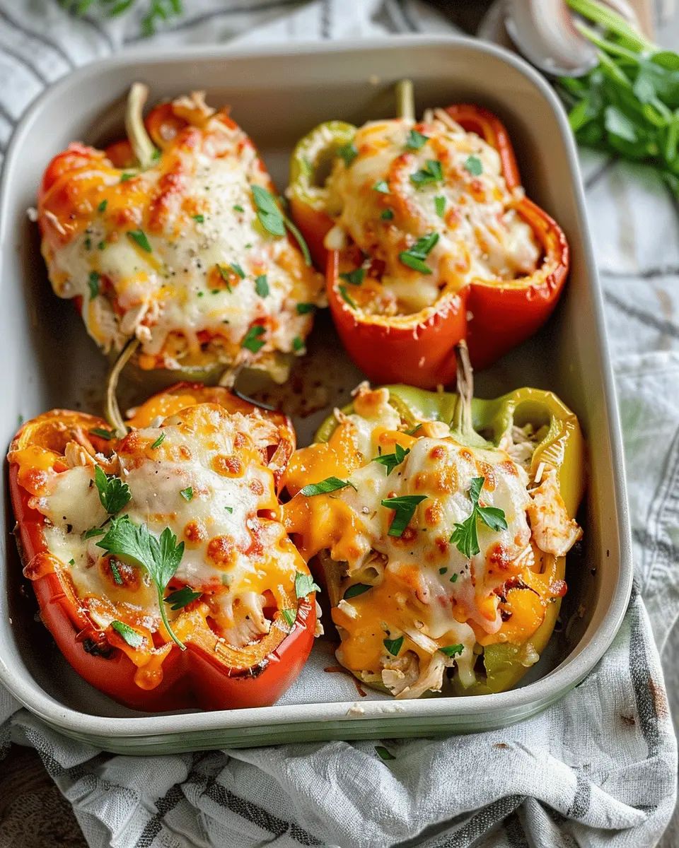 Creamy Chicken Stuffed Peppers: The Best Comfort Food Delight