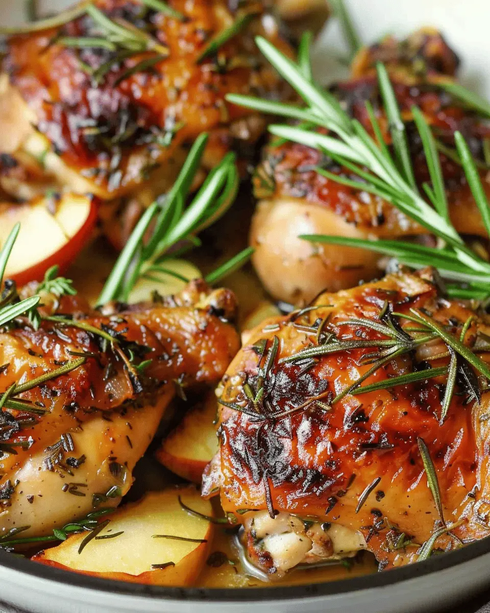 Rosemary Apple Cider Chicken Recipe: Juicy Flavor for Dinner