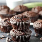 Chocolate Zucchini Muffins