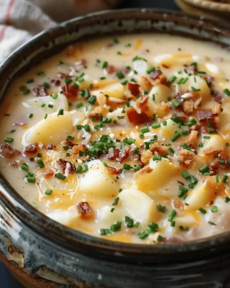 Crock Pot Crack Potato Soup: Easy Comfort with Turkey Bacon and Chicken Ham
