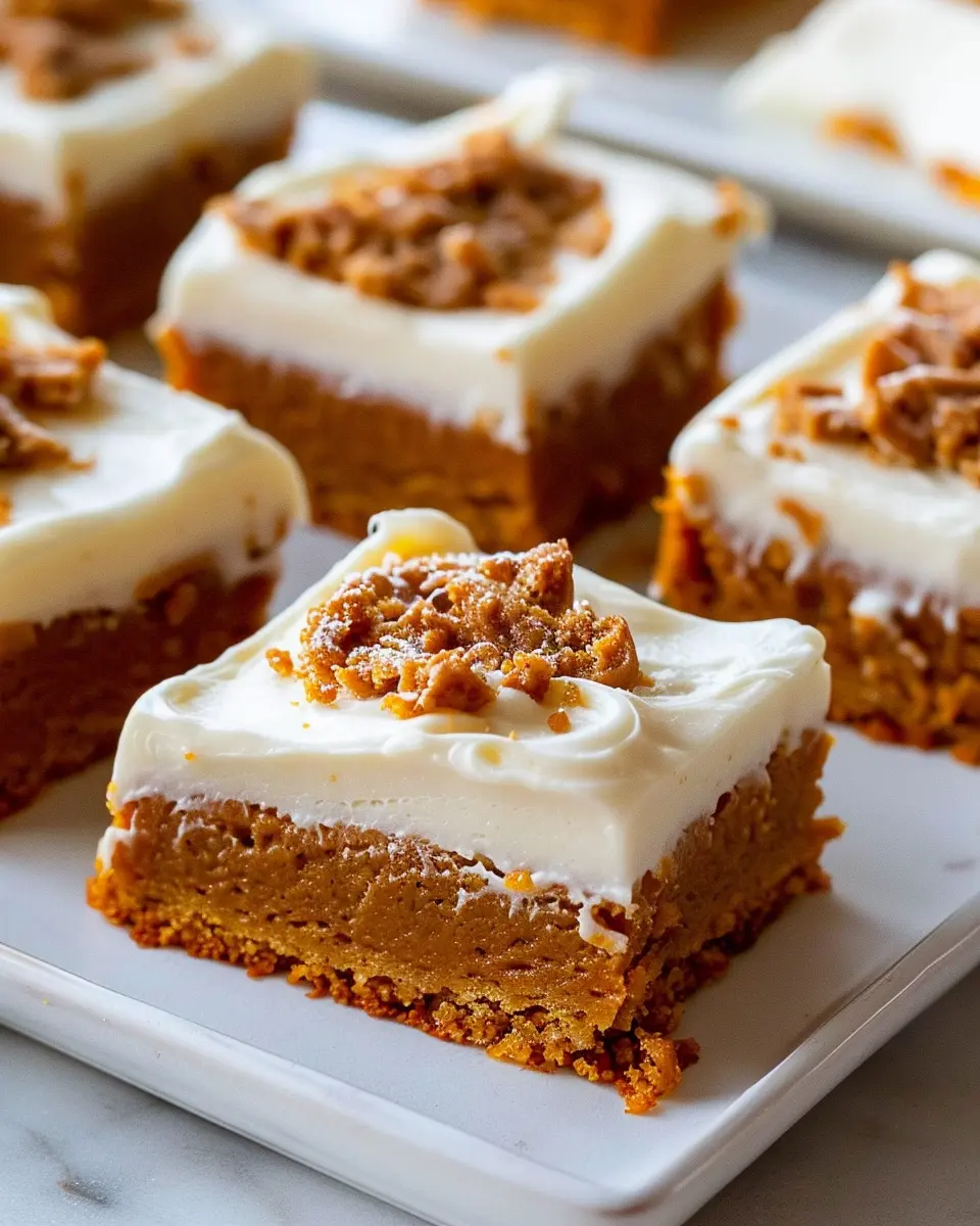 Pumpkin Bars with Cream Cheese Frosting: Easy Fall Delight