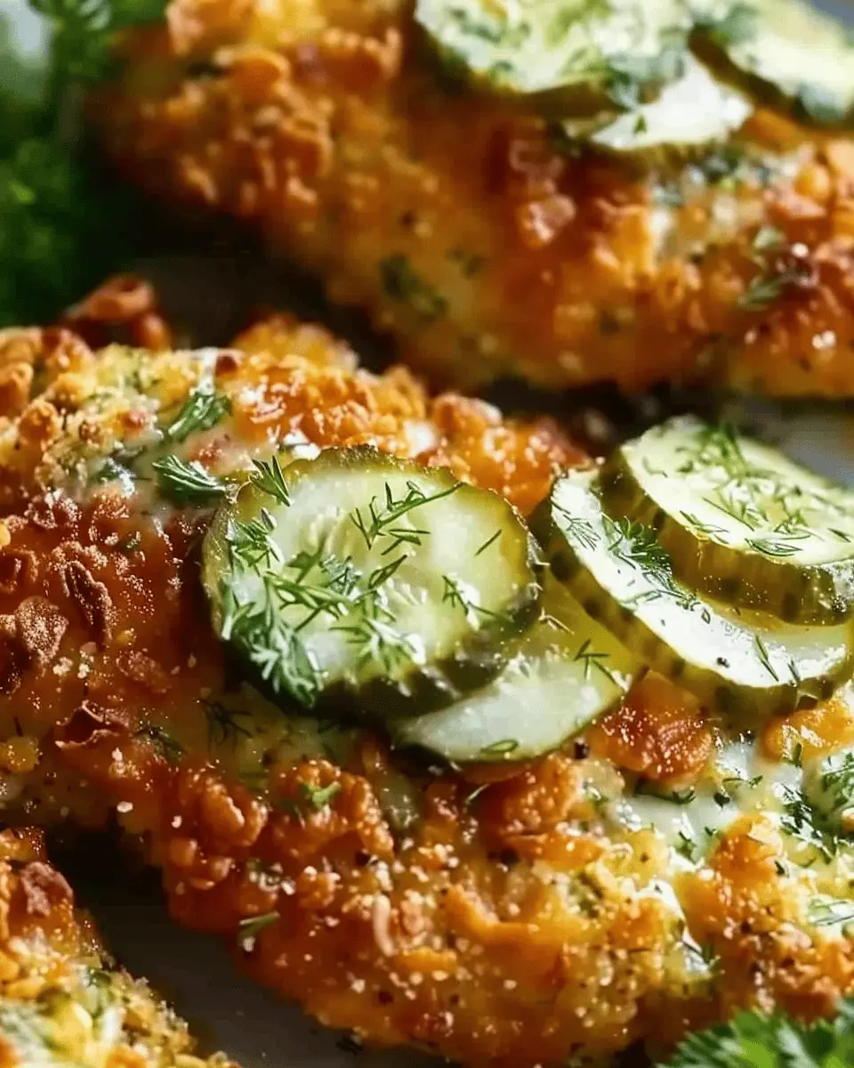 Crispy Dill Pickle Parmesan Chicken: Easy Weeknight Delight