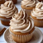 Apple Cider Cupcakes with Brown Sugar Cinnamon Buttercream