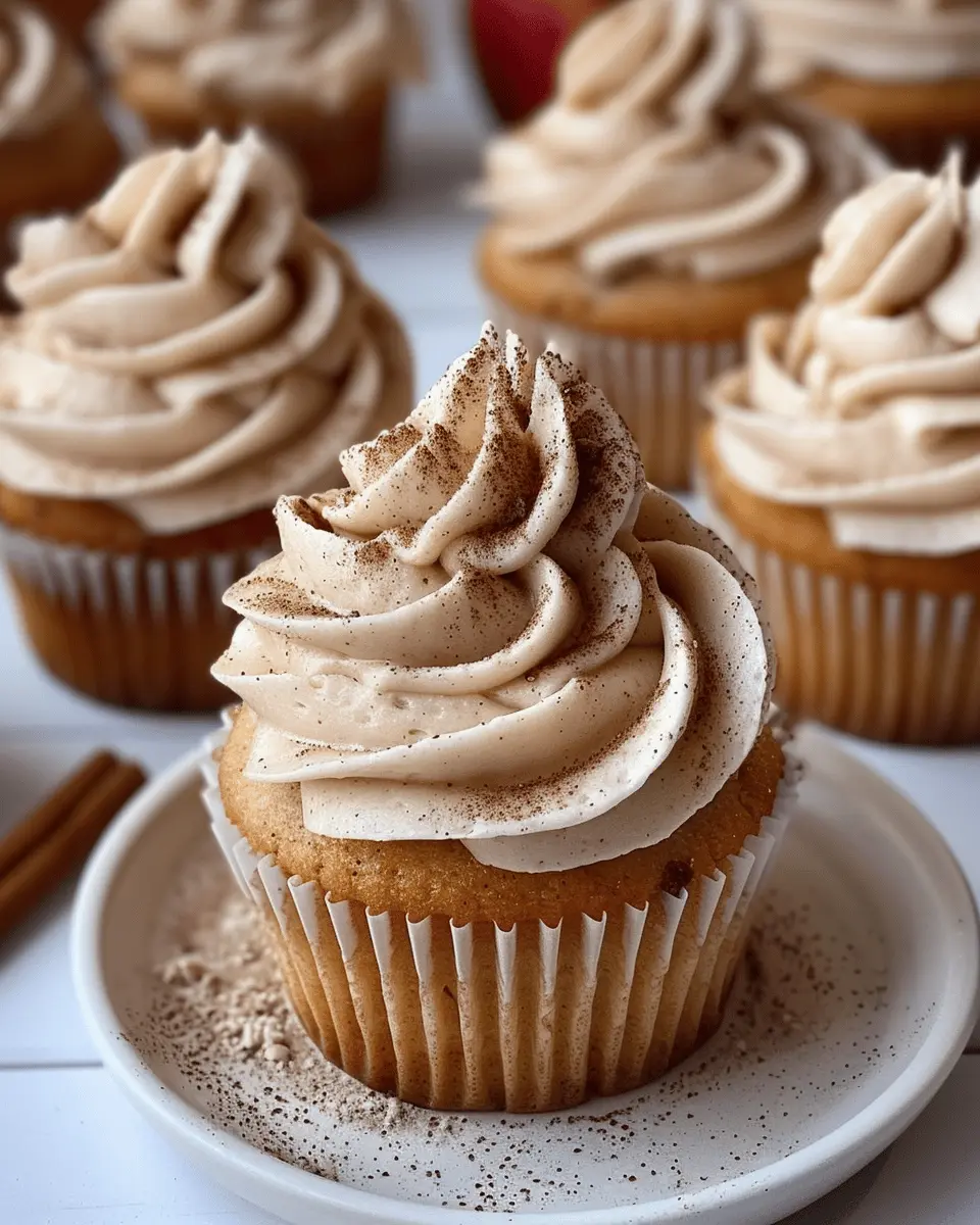Apple Cider Cupcakes: Indulgent Brown Sugar Cinnamon Buttercream