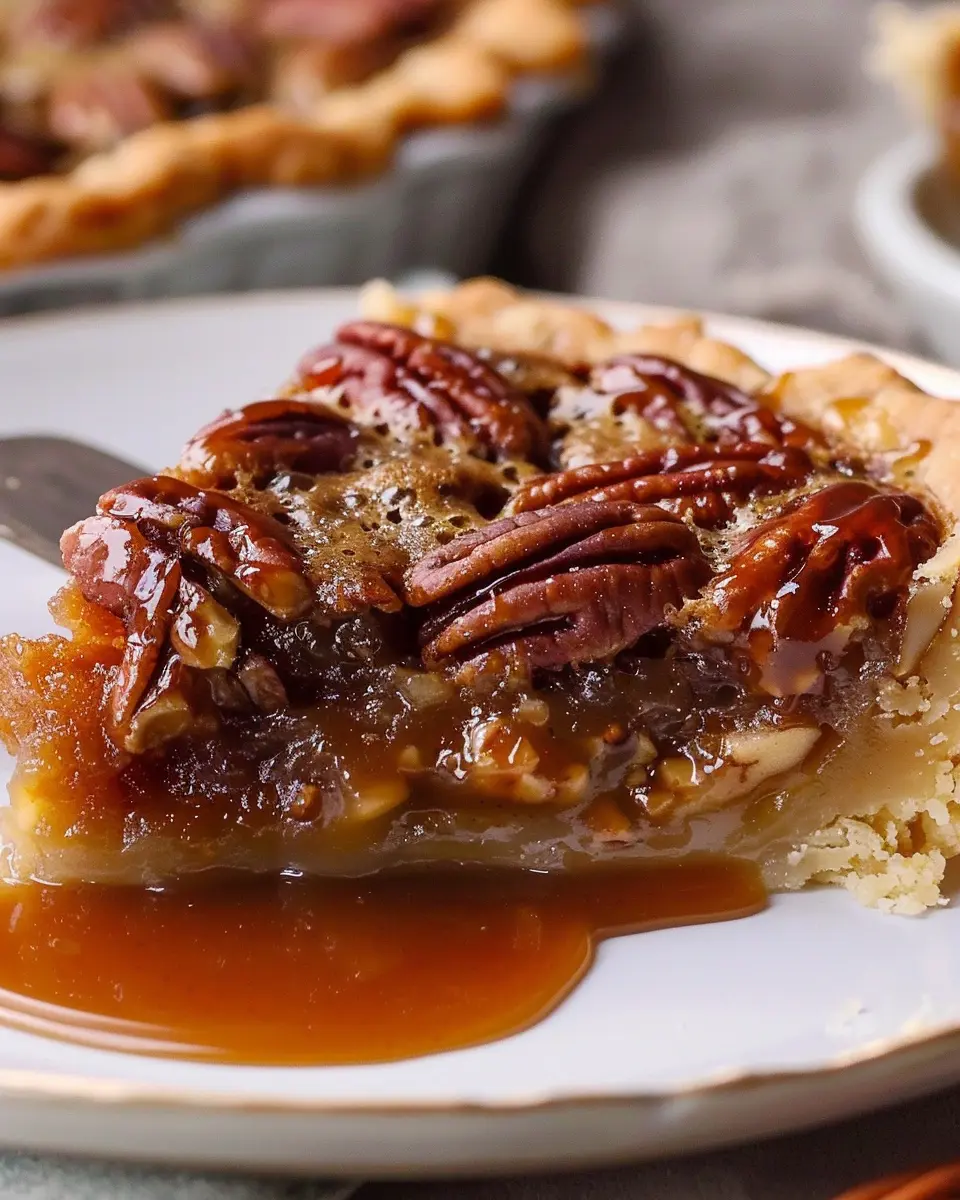 Pecan Pie Cobbler with Indulgent Maple Caramel Drizzle