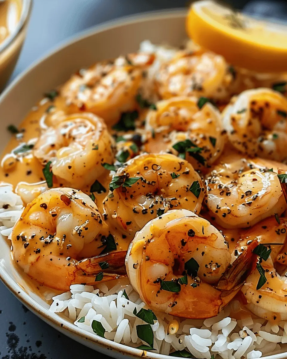 Delicious Creamy Garlic Butter Shrimp and Rice Bowls Ready in 30 Min