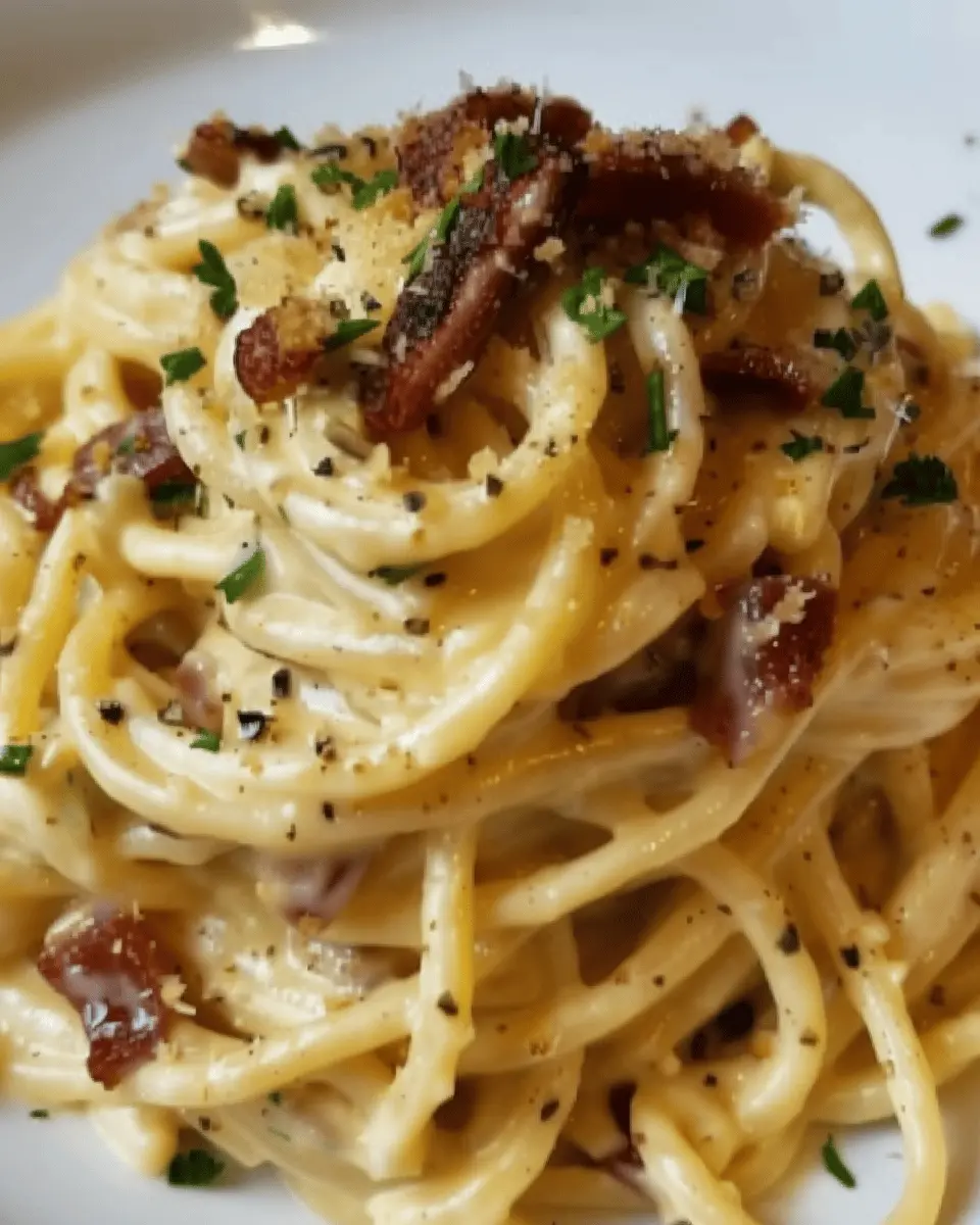 Vegetarian Carbonara Recipe: Indulgent Twist with Turkey Bacon