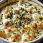 Creamy Alfredo Lasagna Soup
