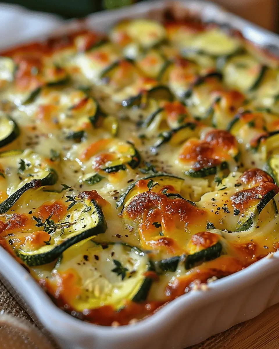 Oven-Baked Zucchini and Cheese: Easy Comfort Food Delight