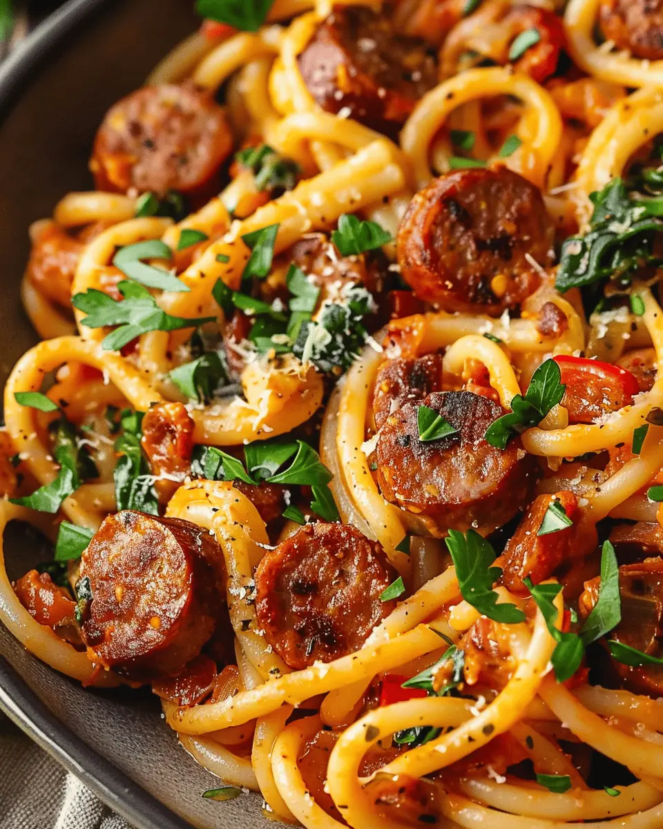 Flavorful Cajun Beef Sausage Pasta: A Wholesome Family Feast