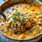 Vegan Pumpkin Wild Rice Soup