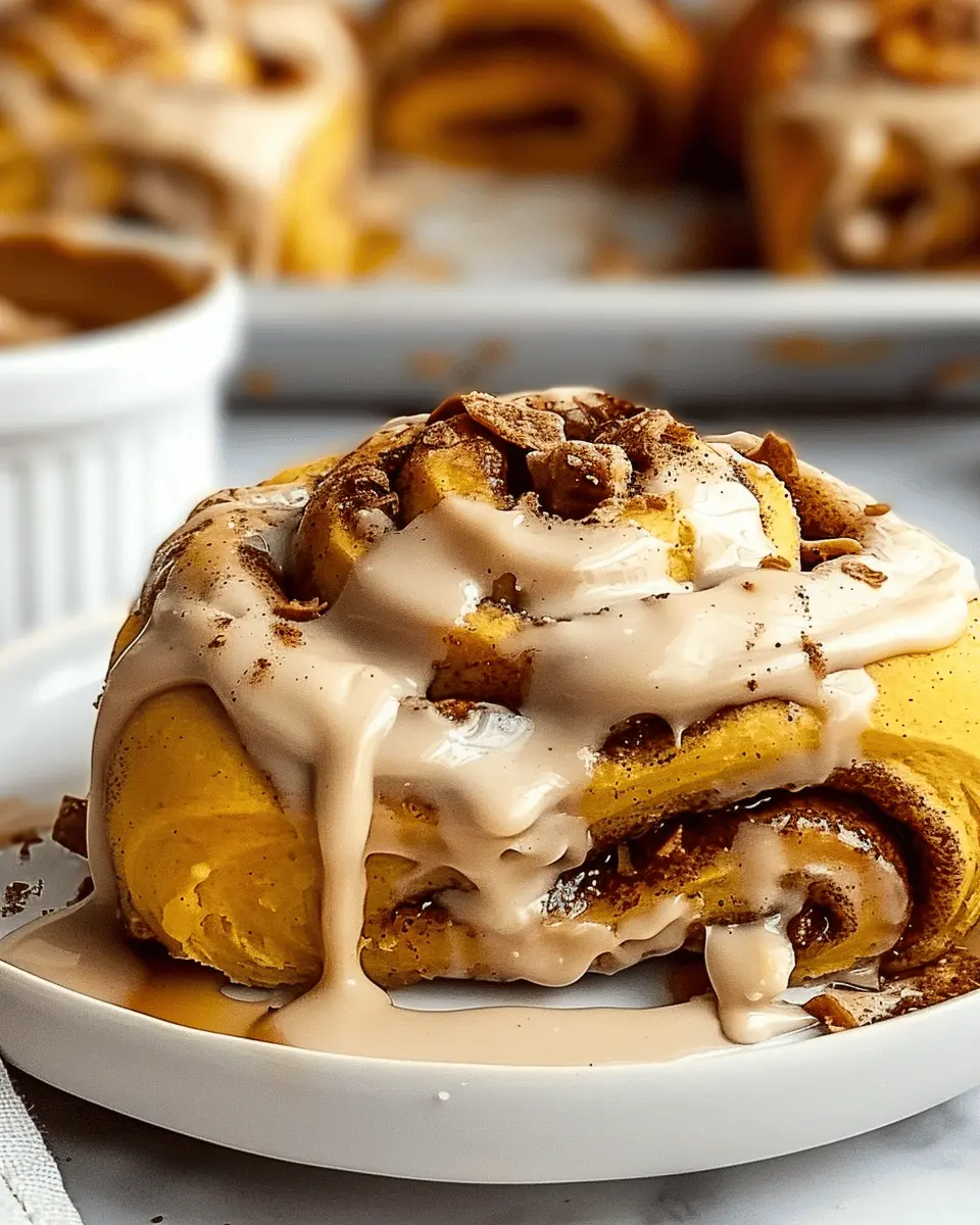 Pumpkin Cinnamon Rolls: Indulgent Treat with Coffee Frosting