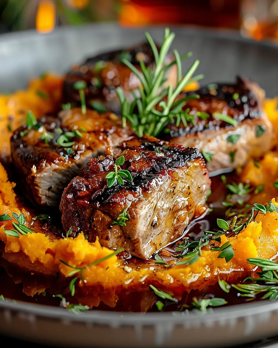 Apple Cider Pork: Best Recipe with Creamy Mashed Sweet Potatoes