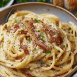 Classic Bacon Carbonara Pasta