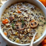 Cozy Autumn Wild Rice Soup