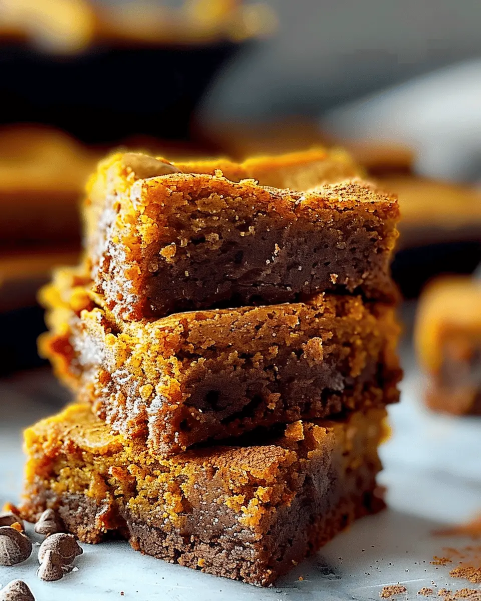 Chewy Pumpkin Blondies: Irresistibly Spiced Fall Treats