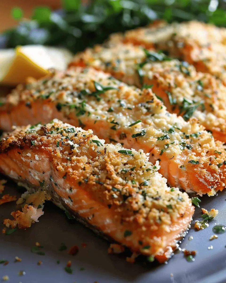 Crispy Parmesan Crusted Baked Salmon: A Healthy, Delicious Delight