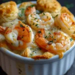 Shrimp & Lobster Cheddar Bay Biscuit Pot Pie