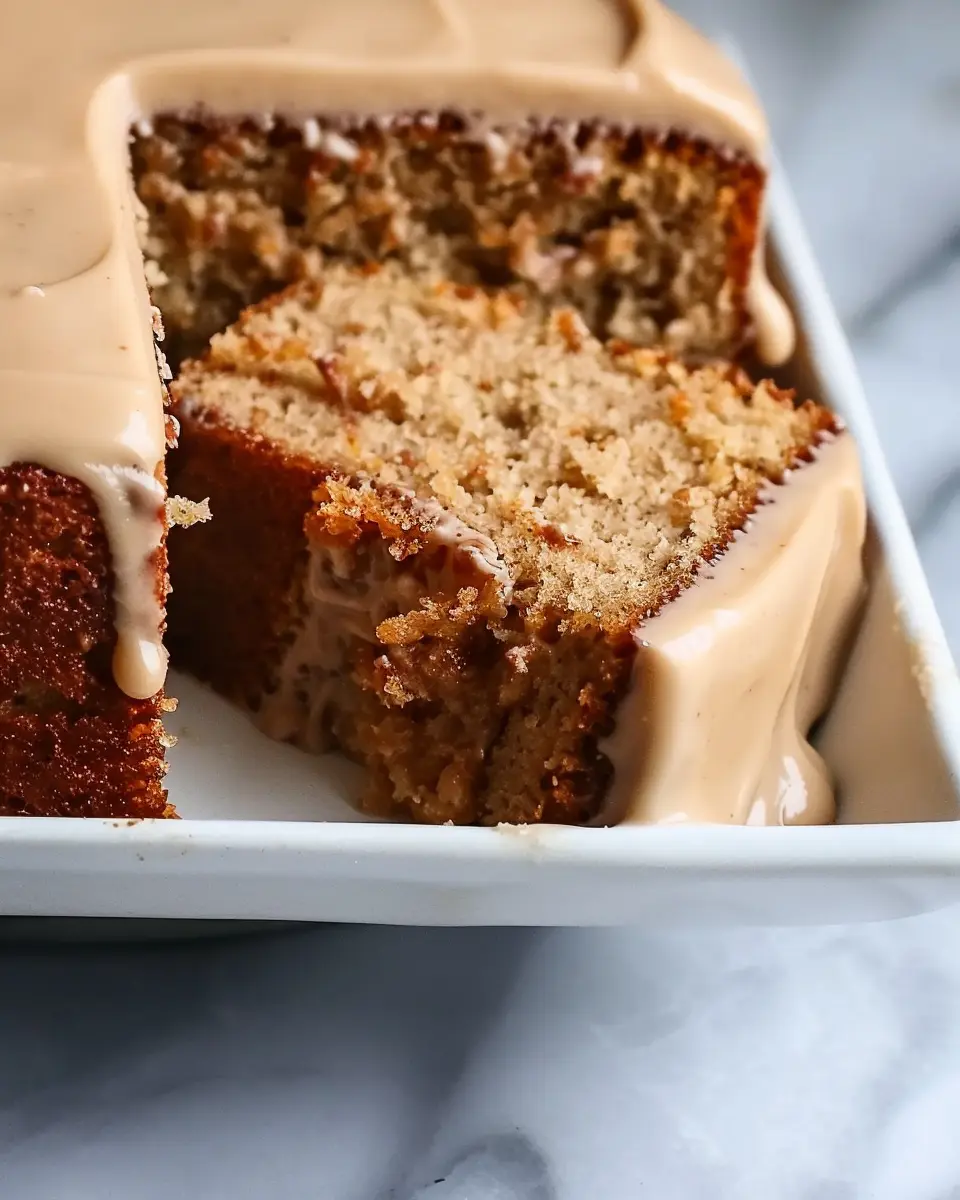 Sweet Glazed Zucchini Cake with Brown Sugar Icing: Irresistibly Delicious