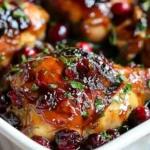 Cranberry Orange Glazed Chicken