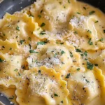 reamy Garlic Parmesan Ravioli Sauce