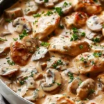 Rich Chicken Stroganoff