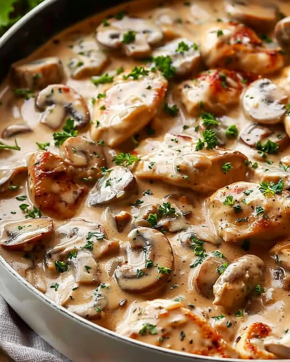 Rich Chicken Stroganoff: Indulgent Comfort Food with Turkey Bacon
