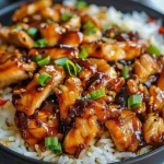 Honey BBQ Chicken Rice