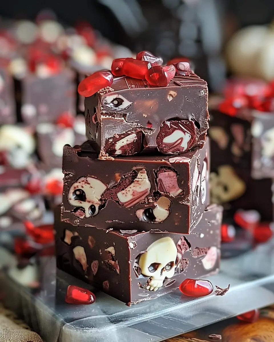 Spooky Halloween Undead Fudge: Indulge in Creepy Treats at Home