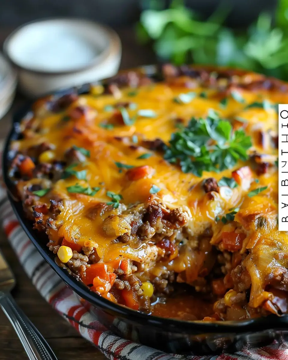 Hobo Casserole Delight: Easy Comfort Food with Turkey Bacon and Chicken Ham