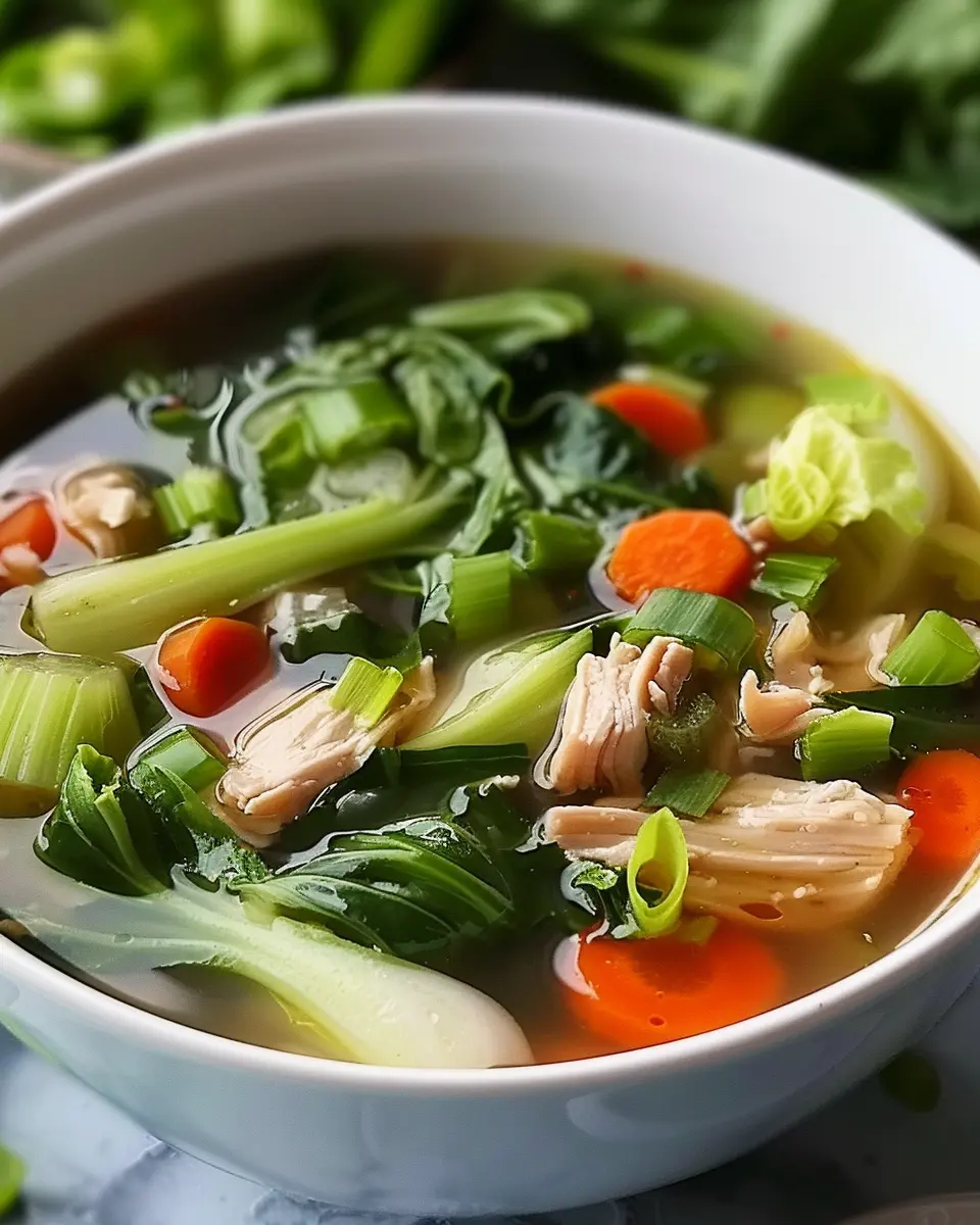 Hearty Bokchoy Chicken Soup for Ultimate Cozy Comfort Tonight