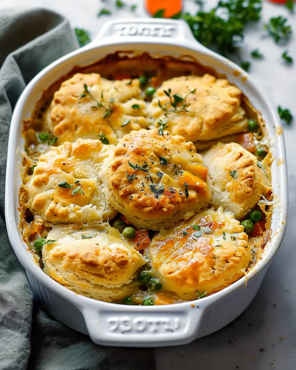 Biscuit Vegetable Pot Pie: A Cozy, Comforting Delight at Home