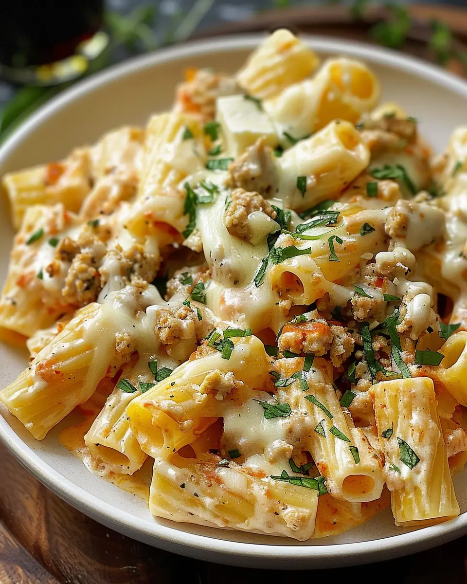 Creamy Rigatoni with Boursin Cheese: A Cozy, Indulgent Meal