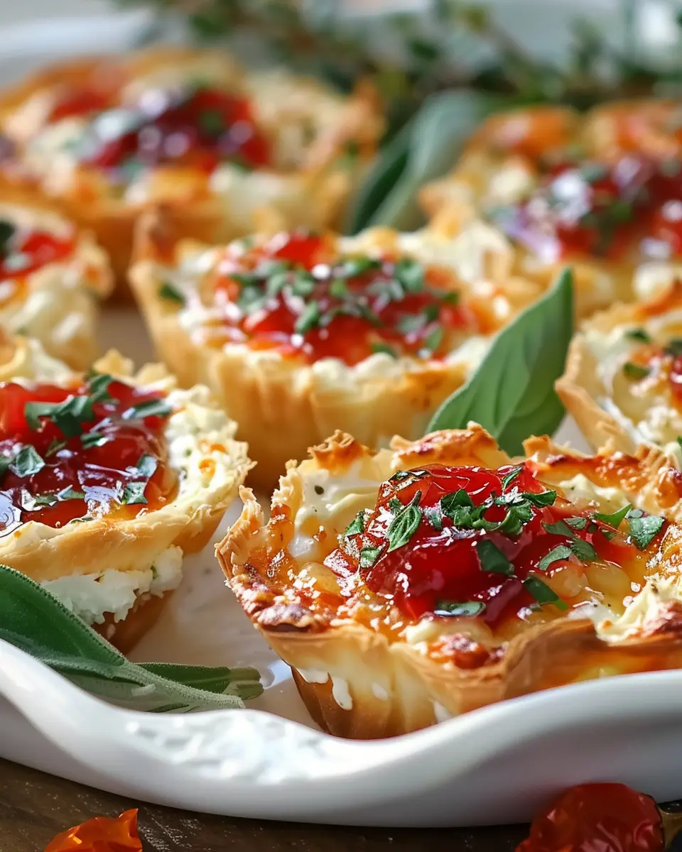 Quick Pepper Jelly Cream Cheese Appetizer Dip with Turkey Bacon Bites