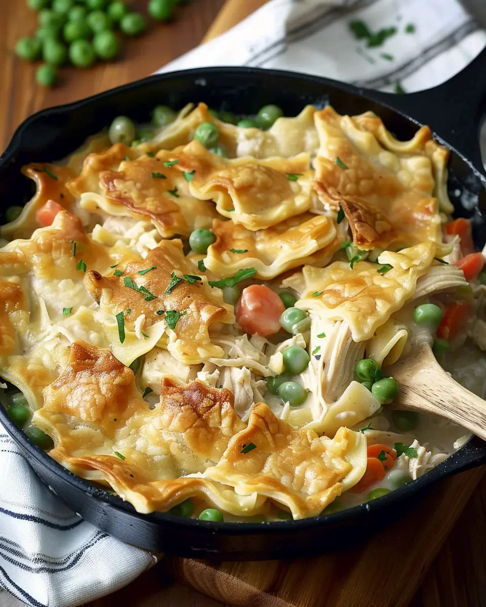 Chicken Pot Pie Noodles: Easy Comfort Food for Any Weeknight