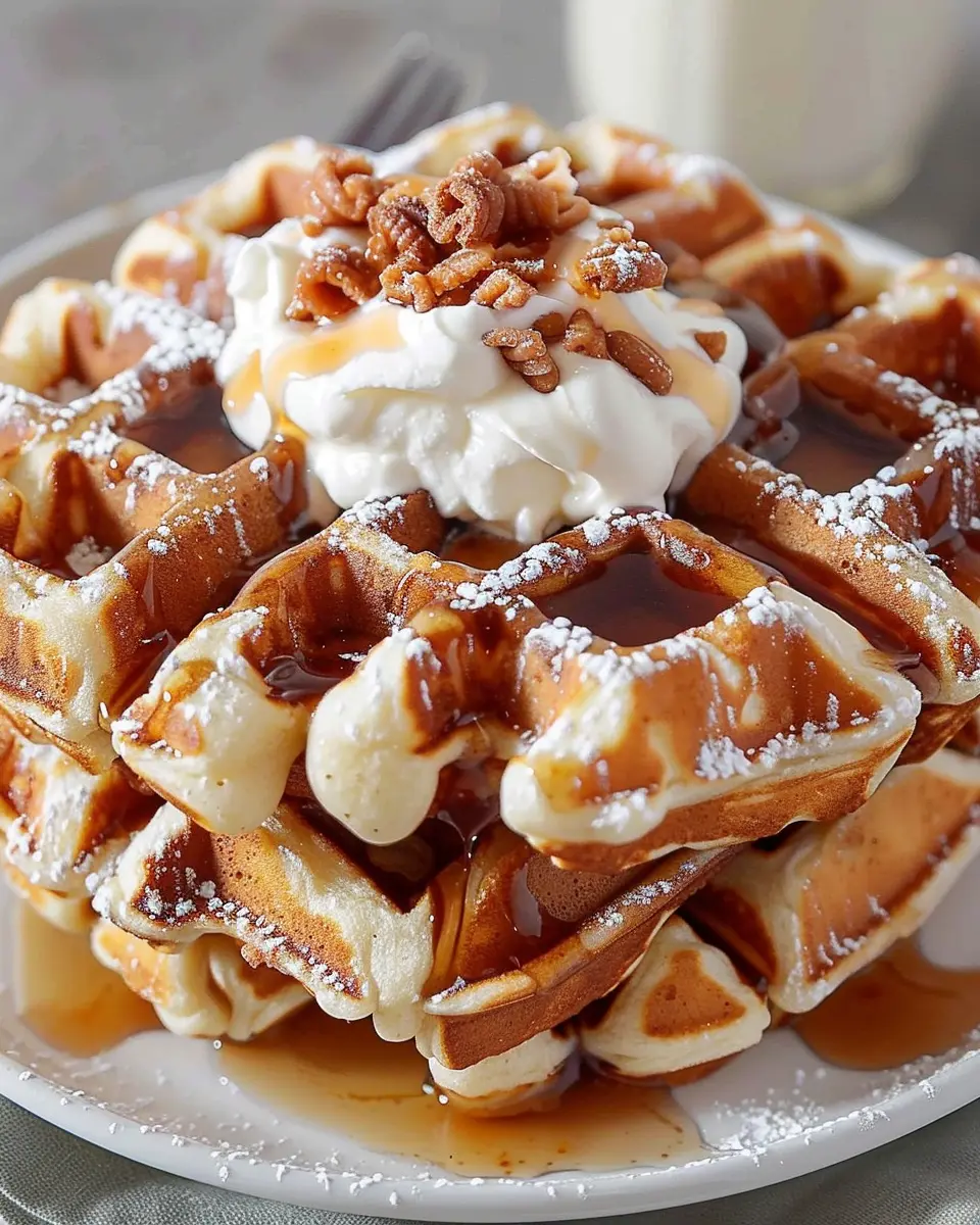 Cinnamon Roll Waffles Cream Cheese: Easy Indulgence for Breakfast