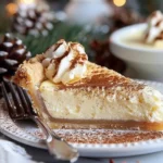 Christmas Eve Cinnamon-Vanilla Custard Pie