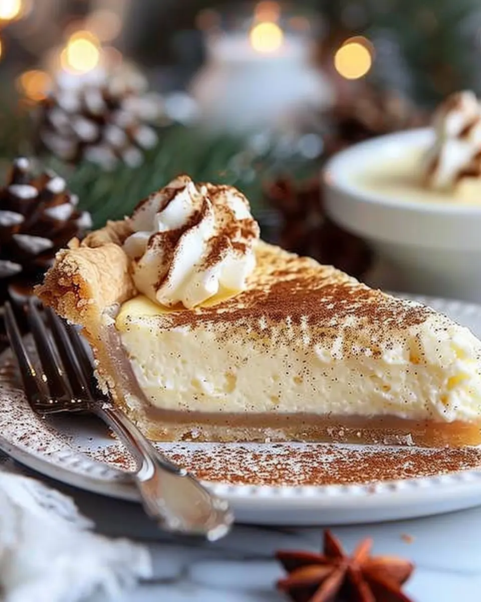 Christmas Eve Cinnamon-Vanilla Custard Pie: Indulgent Holiday Treat