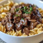 Crockpot Beef Tips And Noodles