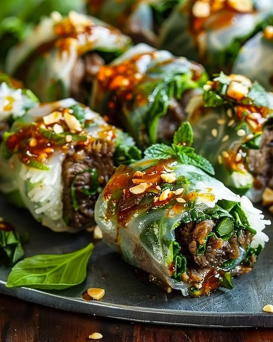 Thai Basil Beef Rolls: Easy, Flavorful Bites You’ll Love