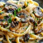 Caramelized Leek and Mushroom Gruyere Pasta