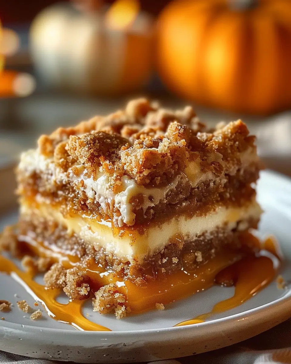 Autumn Pumpkin Spice Crumble Cake: A Cozy Slice of Indulgence