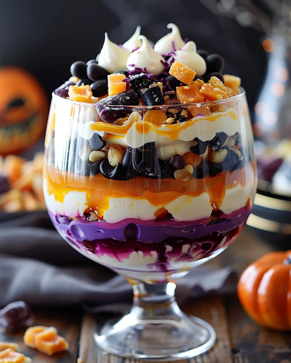 Halloween Trifle That Surprises and Delights with Rich Flavors