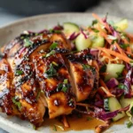 Why Sticky Apple Cider Chicken with Crisp Autumn Slaw Shines