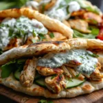 Sheet Pan Chicken Pitas with Herby Ranch