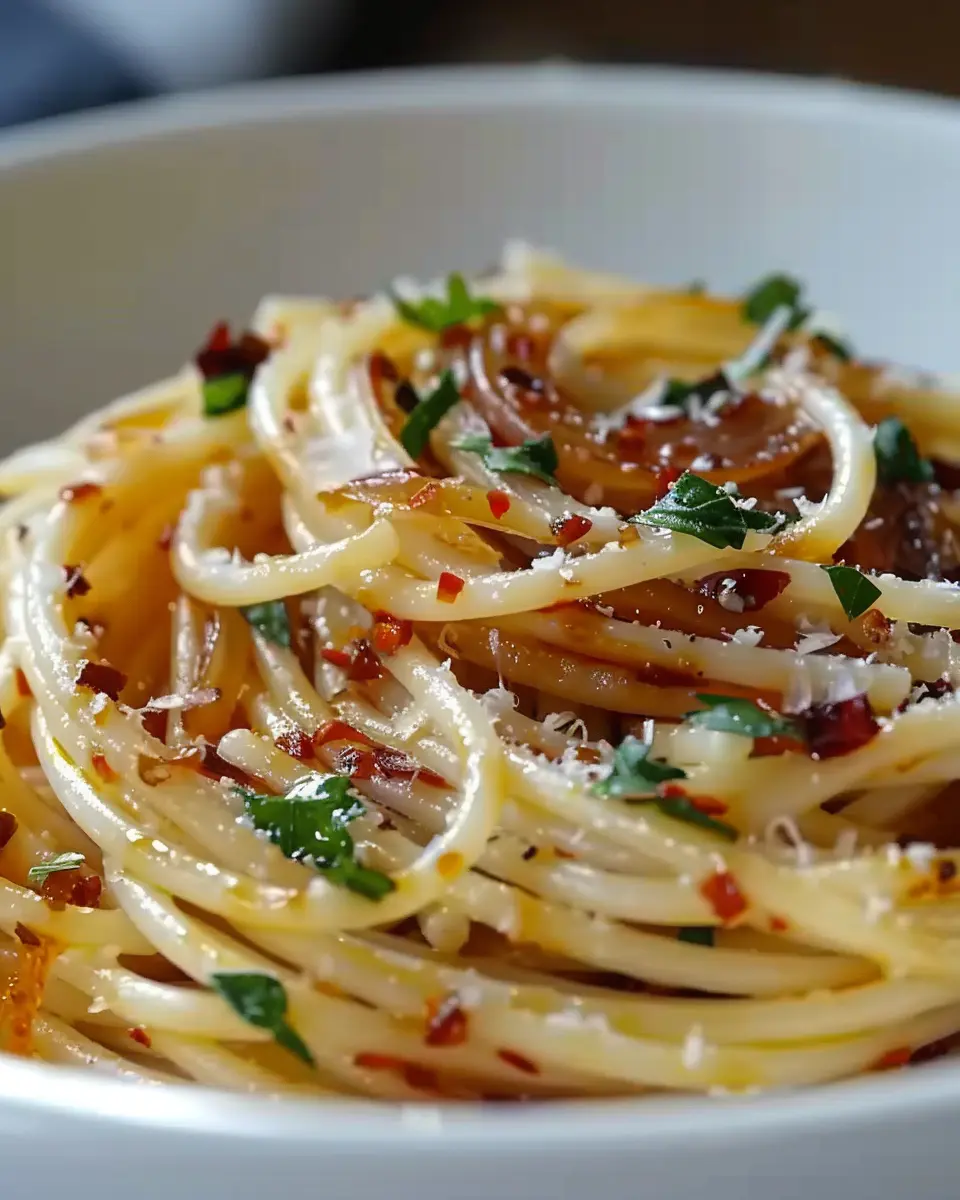 Caramelized Onion Pasta with Chilli Oil: The Best Cozy Meal
